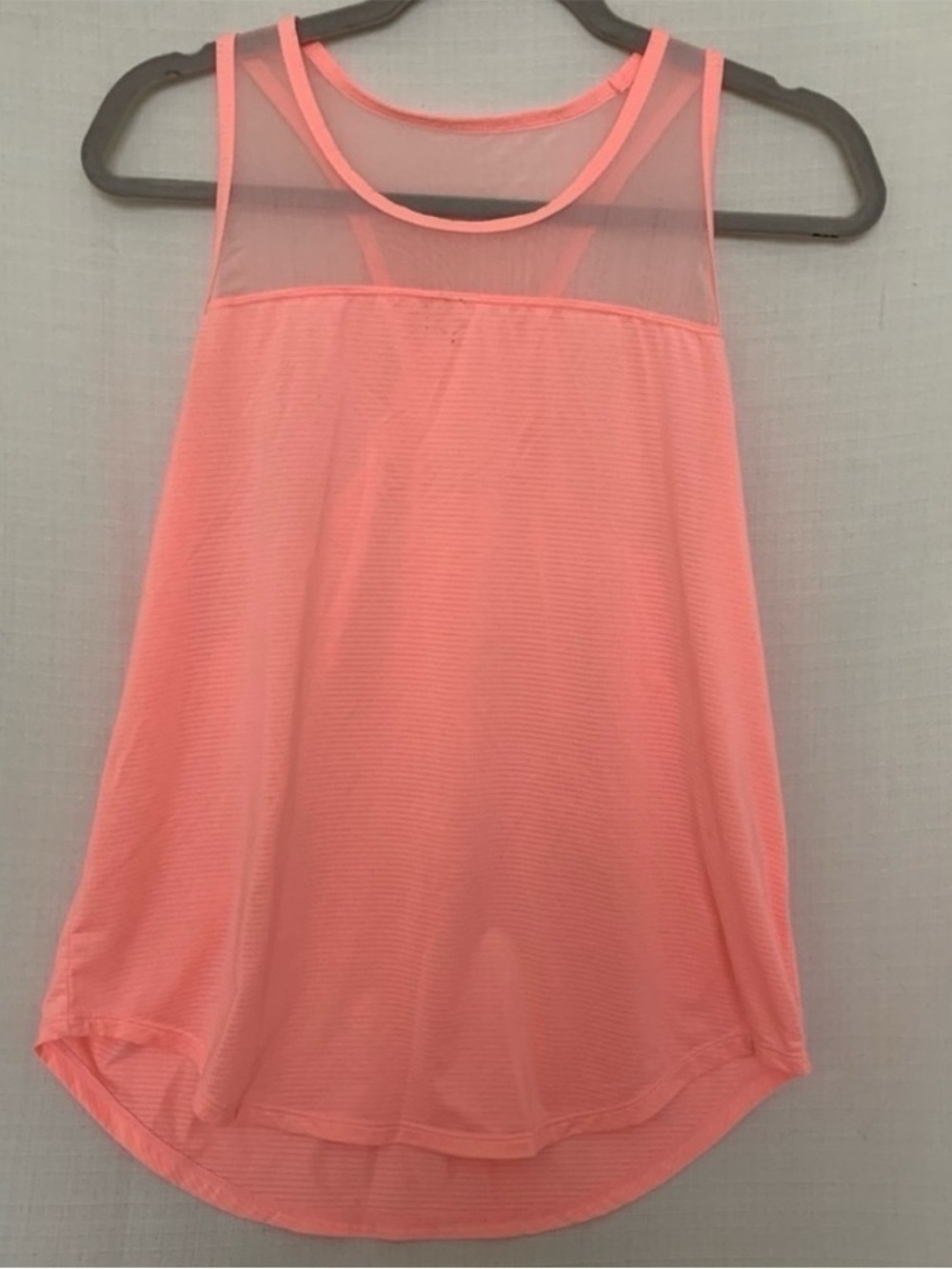 Xersion Coral Mesh Yoke Tank Top